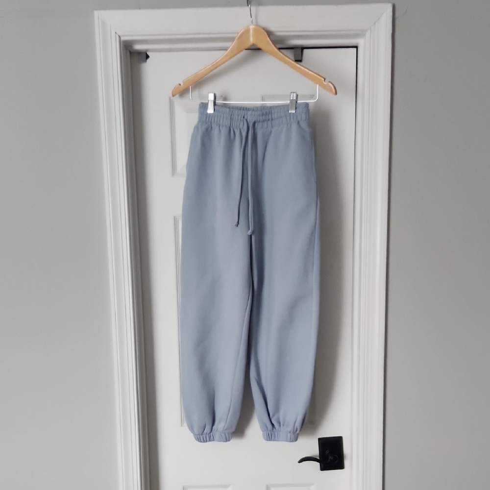 Zara Light Gray Track Pants